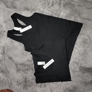 Colorful Black Basic Top Size: OS